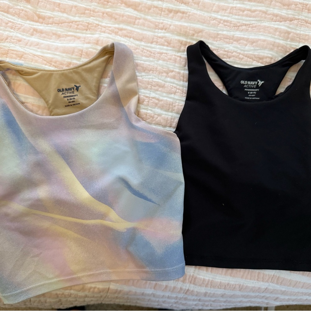 Old Navy Women's Multicolor and Black Tops